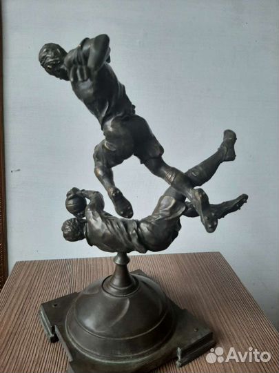 Статуэтка Футбол, бронза литьё