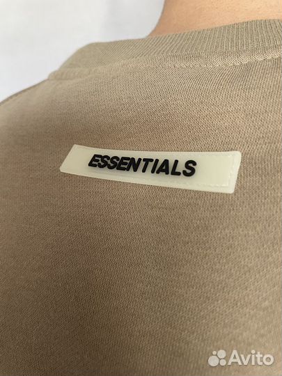 Свитшот Essentials Fear of God хаки