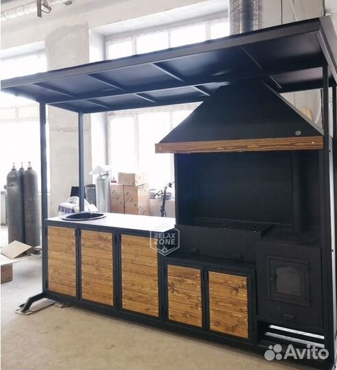 Мангал, мангальная зона, мангальный комплекс