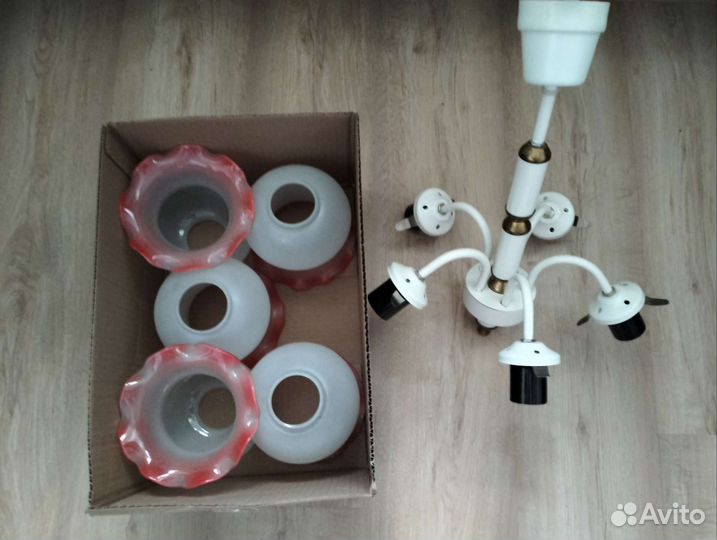 Люстра потолочная 5 рожковая