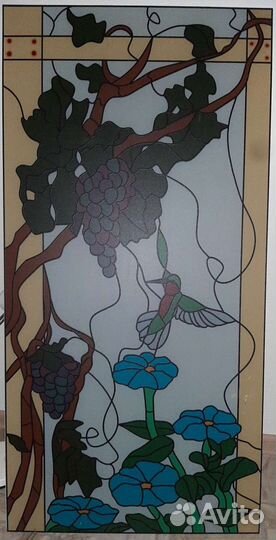 Стекло декоративное с рисунком