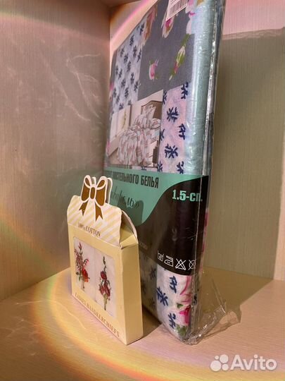 Комплект постельного белья,носовые платочки