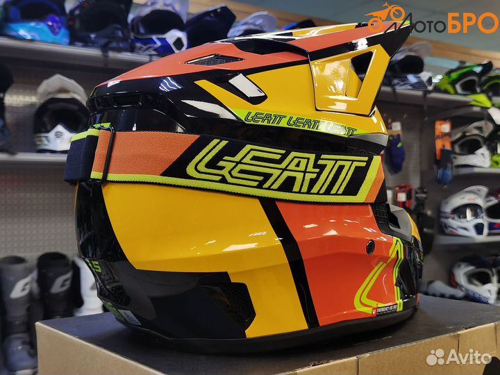 Шлем кроссовый Leatt 7.5 V24 Citrus