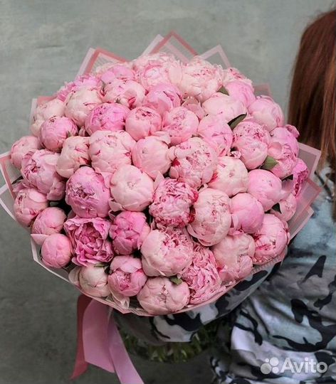 Пионы Розы Доставка