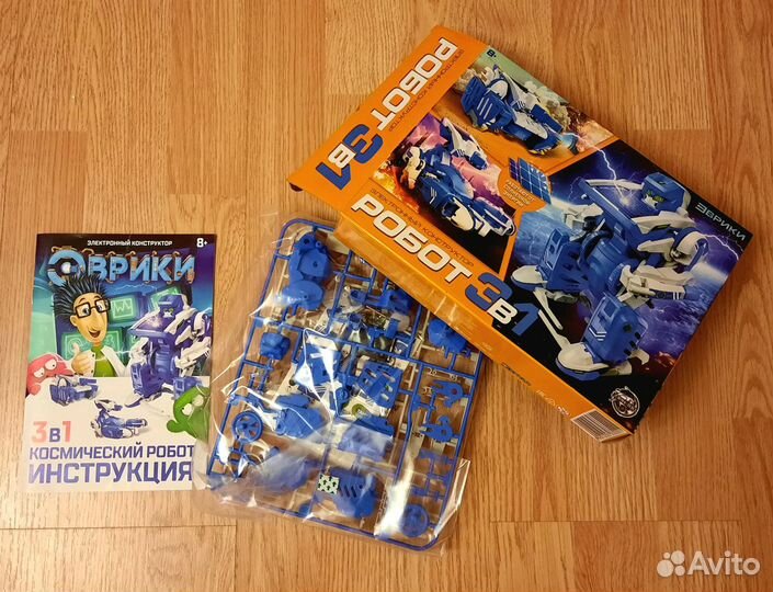 Конструктор «Робот», 3 в 1, арт. 120333 Эврики