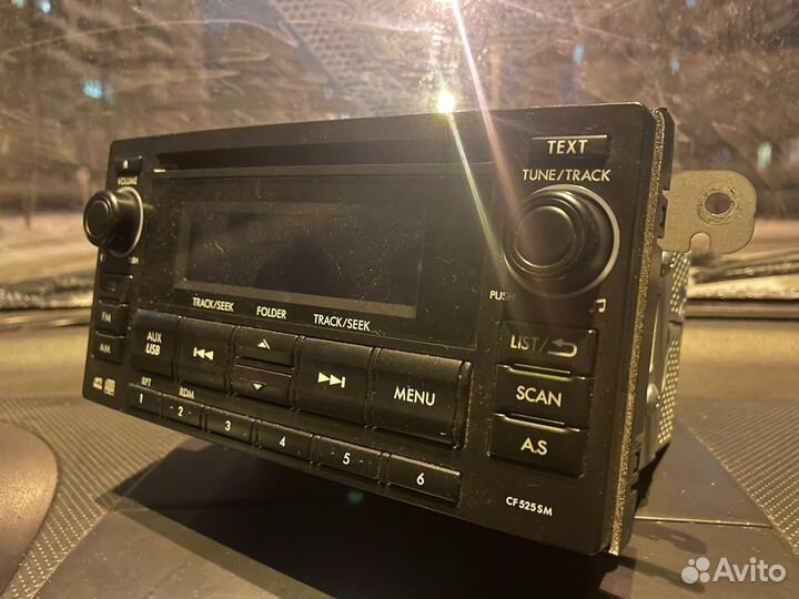 Штатная магнитола subaru forester sj с рамкой