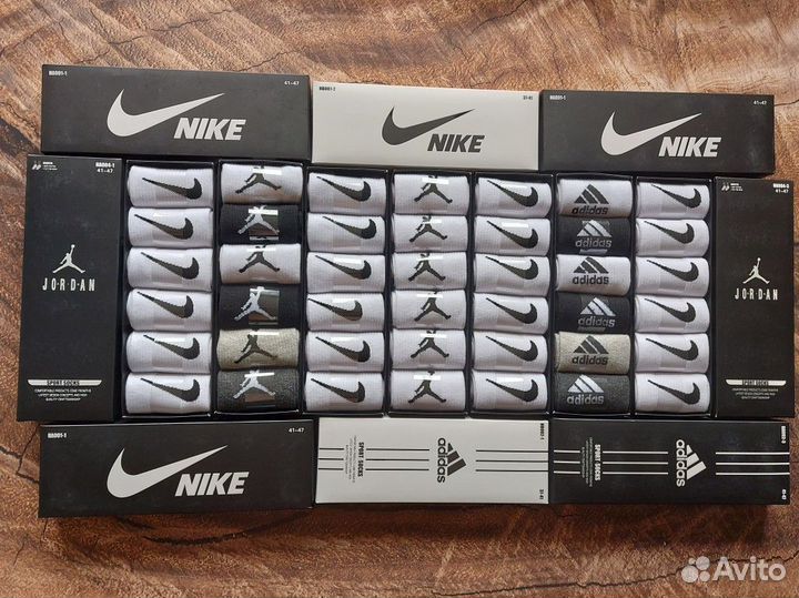 Носки Nike Reebok Jordan Lacoste