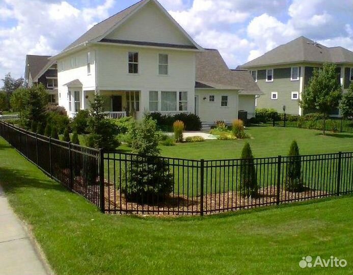 Забор сварной из профтрубы