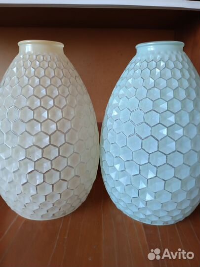 Плафоны для люстры стеклянные СССР