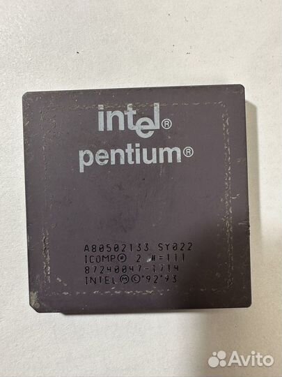 Кермамический процессор intel pentium