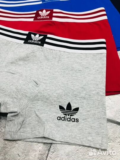 Adidas трусы мужские хлопок боксеры