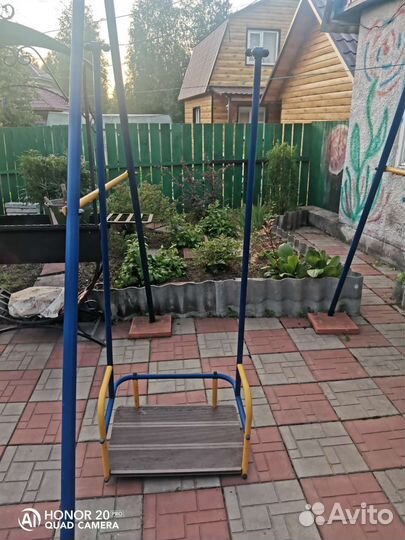 Детские качели уличные бу