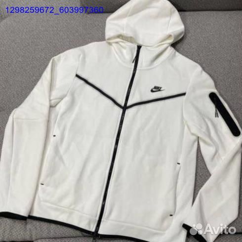 Зип худи Nike Tech белая (Арт.28146)