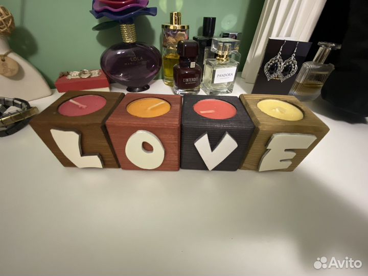 Свечи love
