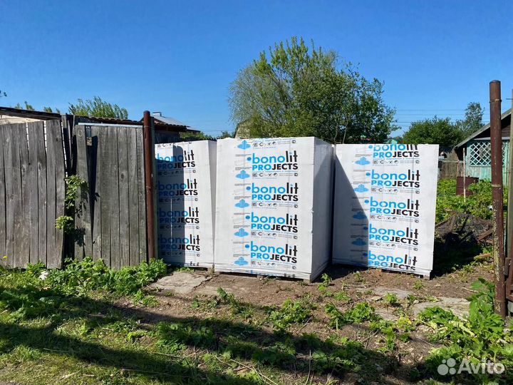 Газоблоки с завода Бонолит