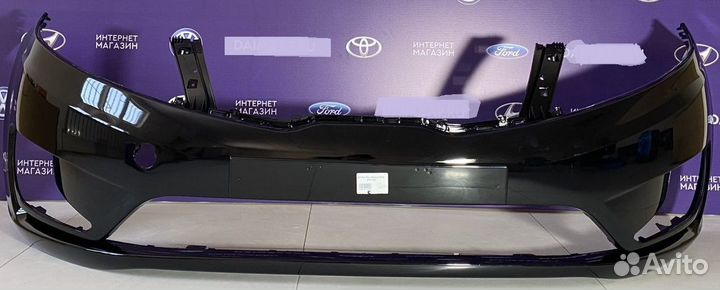 Бампер передний KiA RiO 2011-2014 черный