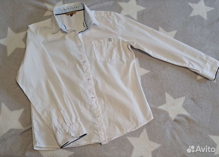 Рубашка школьная (белая) 146