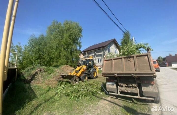 Расчистка участков. Демонтаж домов и сооружений