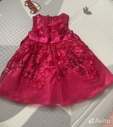 Детское нарядное платье 86-92