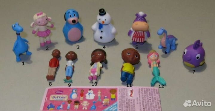 Разные игрушки из киндер-сюрпризов 2