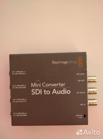 Конвертер Blackmagic Mini Converter SDI to Audio
