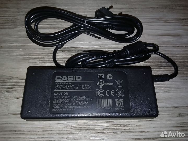 Блок питания Casio Celviano Ap-420, Ap-450, Ap-460