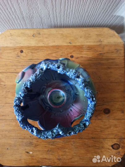 Подсвечник керамика обливная. аромалампа дельфины