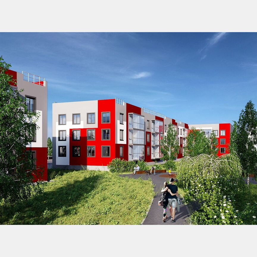 3-к. квартира, 78,3 м², 3/3 эт.