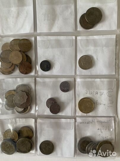 Коллекция монет разных стран санмарино Ливан Ливия
