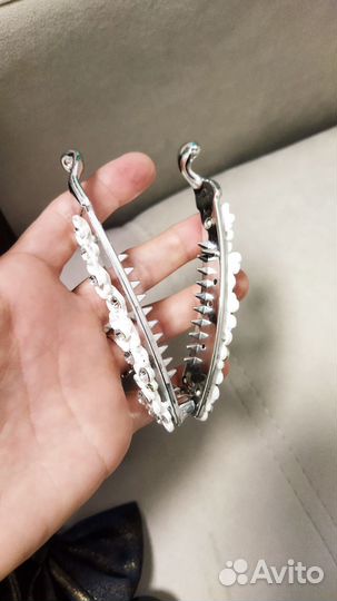 Заколка для волос (крабы, банан, резинка)