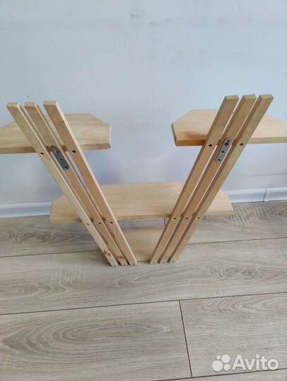 Полка икея IKEA для цветов настенная береза