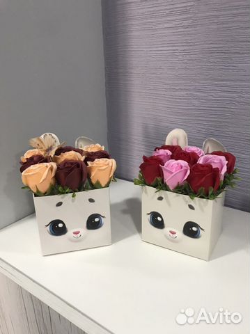 Букет из мыльных роз 17 шт