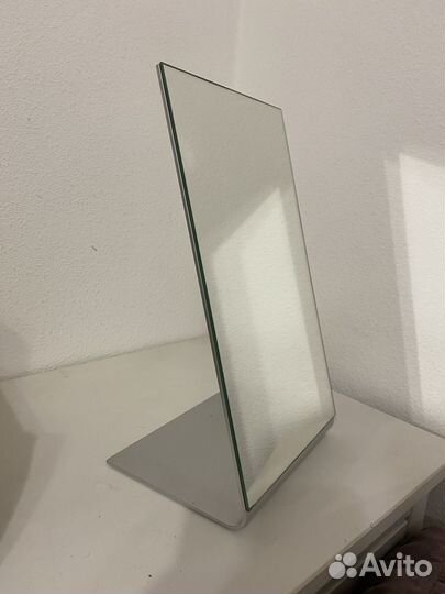 Зеркало настольное IKEA (икея) алюминий