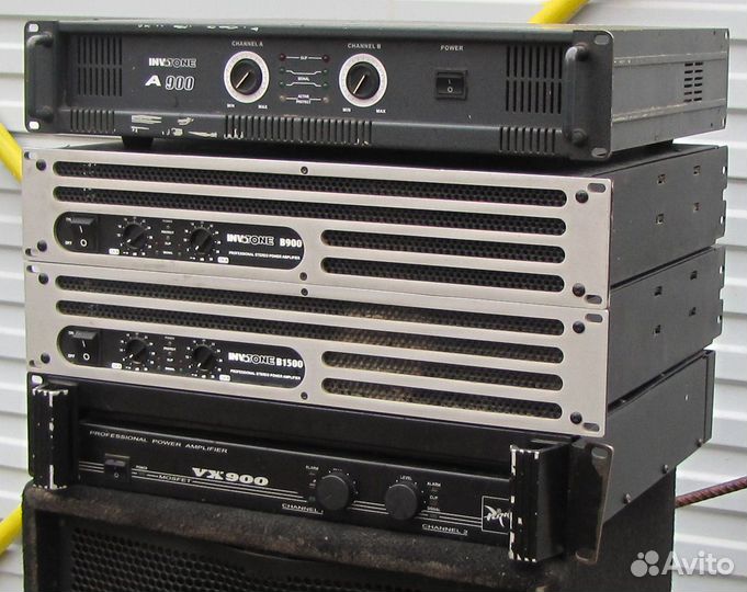 Усилители звука 160-3550W Pro 4ш QSC Crown PV ASR