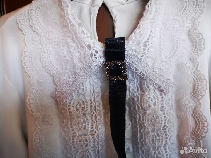 Блузка белая Duwali р. 152-158 + 2 в подарок