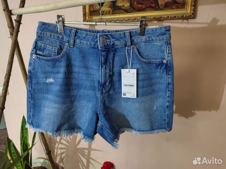 Шорты джинсовые женские, р 48