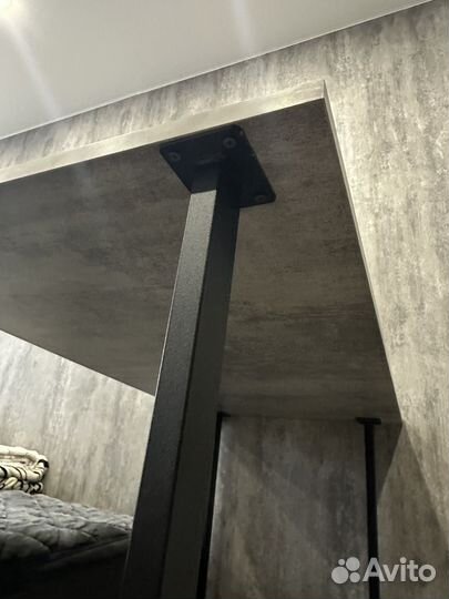 Стол loft серый 120см