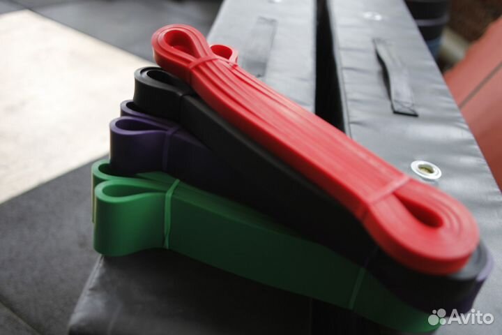 Фитнес резинка красная (эспандер резиновый)