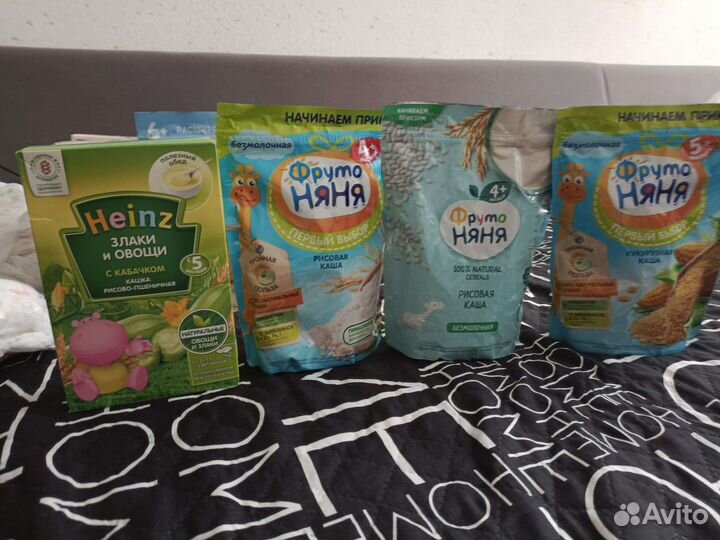 Детские каши молочные, безмолочные