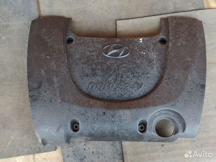 Декоративная накладка двигателя hyundai sonata 4