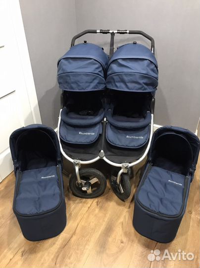 Коляска для двойни bumbleride indie twin