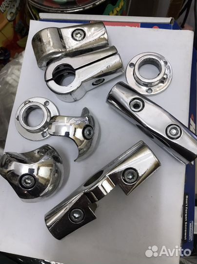 Хромированные трубы и фурнитура-цена за 1 метр