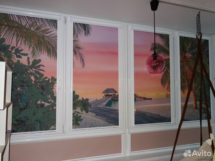 Рулонные шторы с фотопечатью