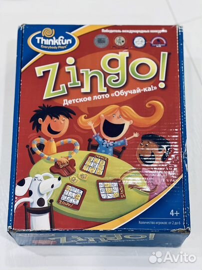 Детское развивающее лото Zingo (оригинал)