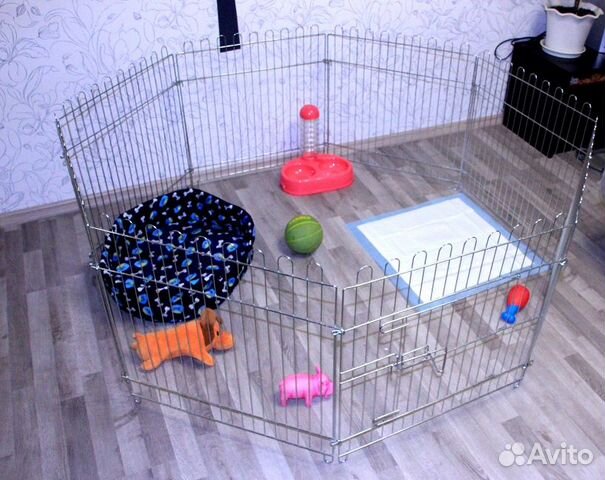 Вольер для щенков в квартиру высота 55 см
