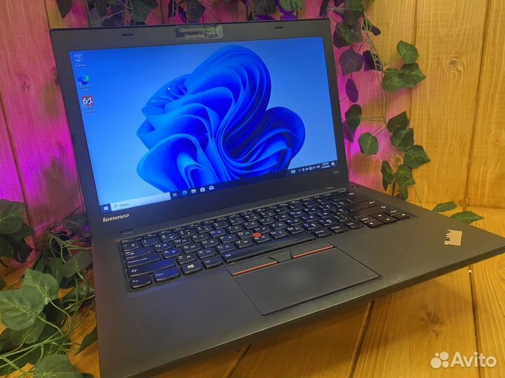 Офисный ноутбук Lenovo i5-5300U/8Gb/SSD 180Gb