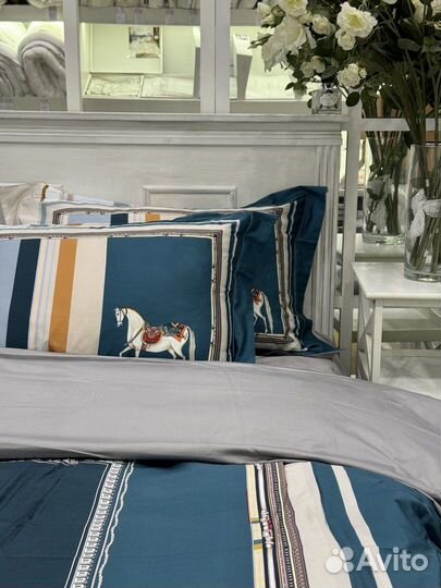 Постельное белье Hermes (евро)