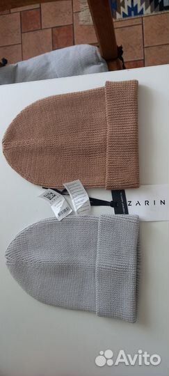 Новые шапки zarina 50 шерсть мериноса