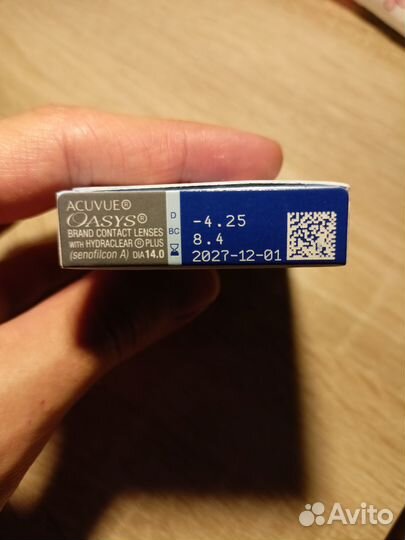 Контактные линзы Acuvue Oasys -4.25 6 шт