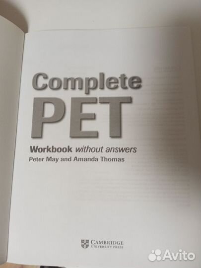 Учебники по английскому Complete Pet Cambridge